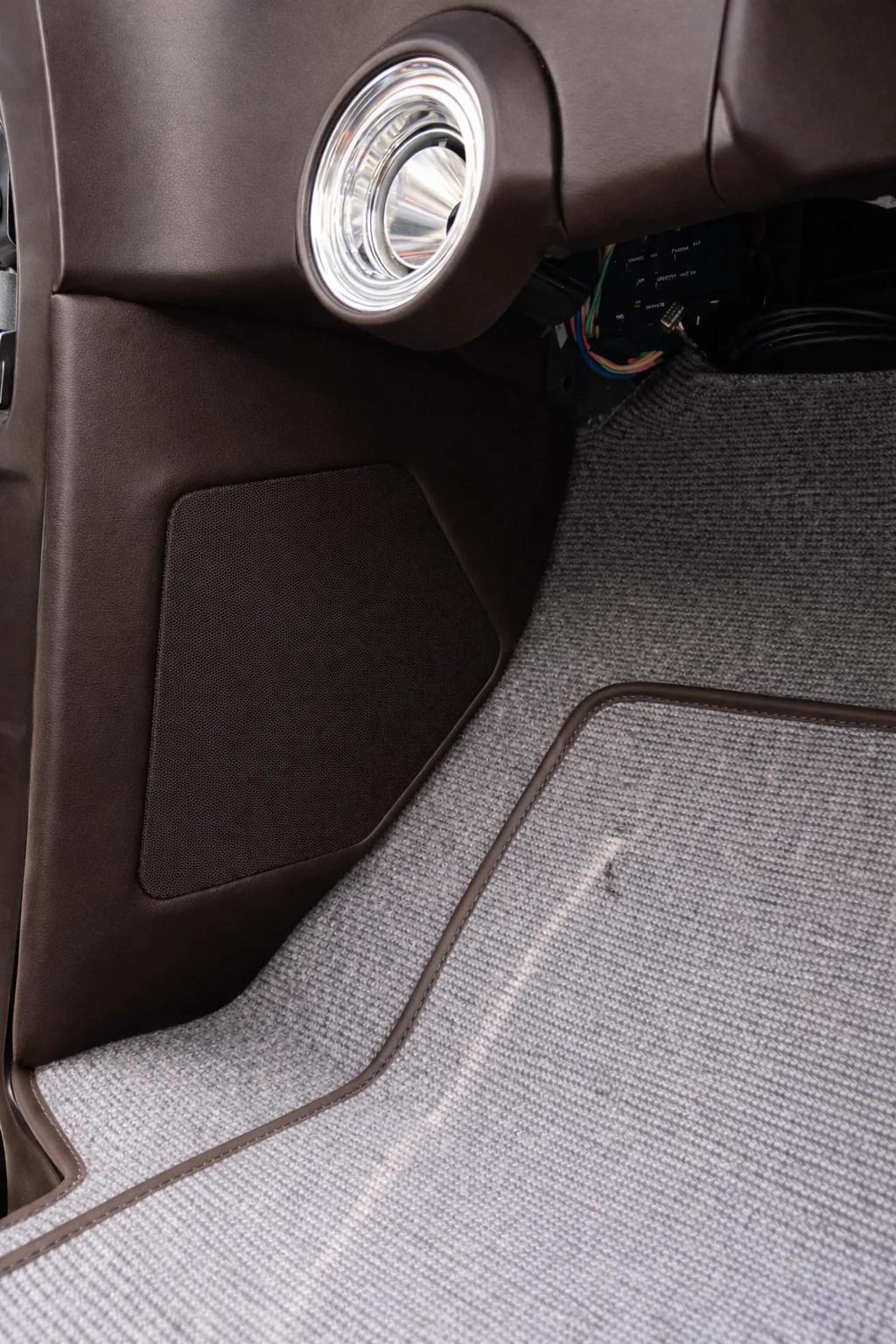 Custom Interior Kick Panels | 1955-59 Chevy Pickup Truck – Chocolate
