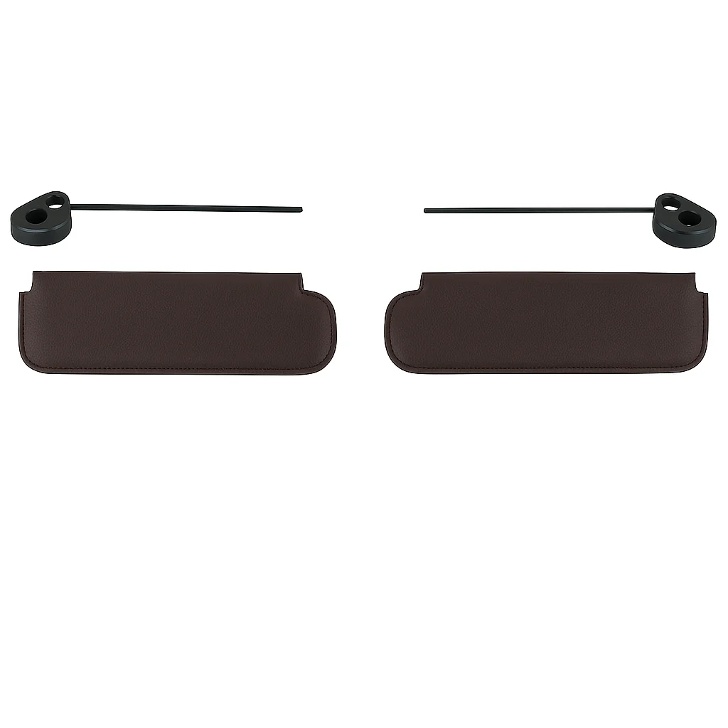 Custom Interior Visors | 1967-72 Chevy C-10 – Chocolate