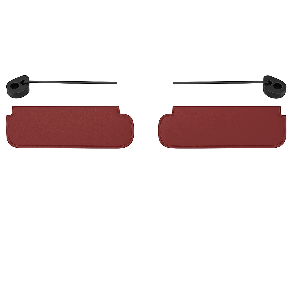 Custom Interior Visors | 1967-72 Chevy C-10 – Maroon