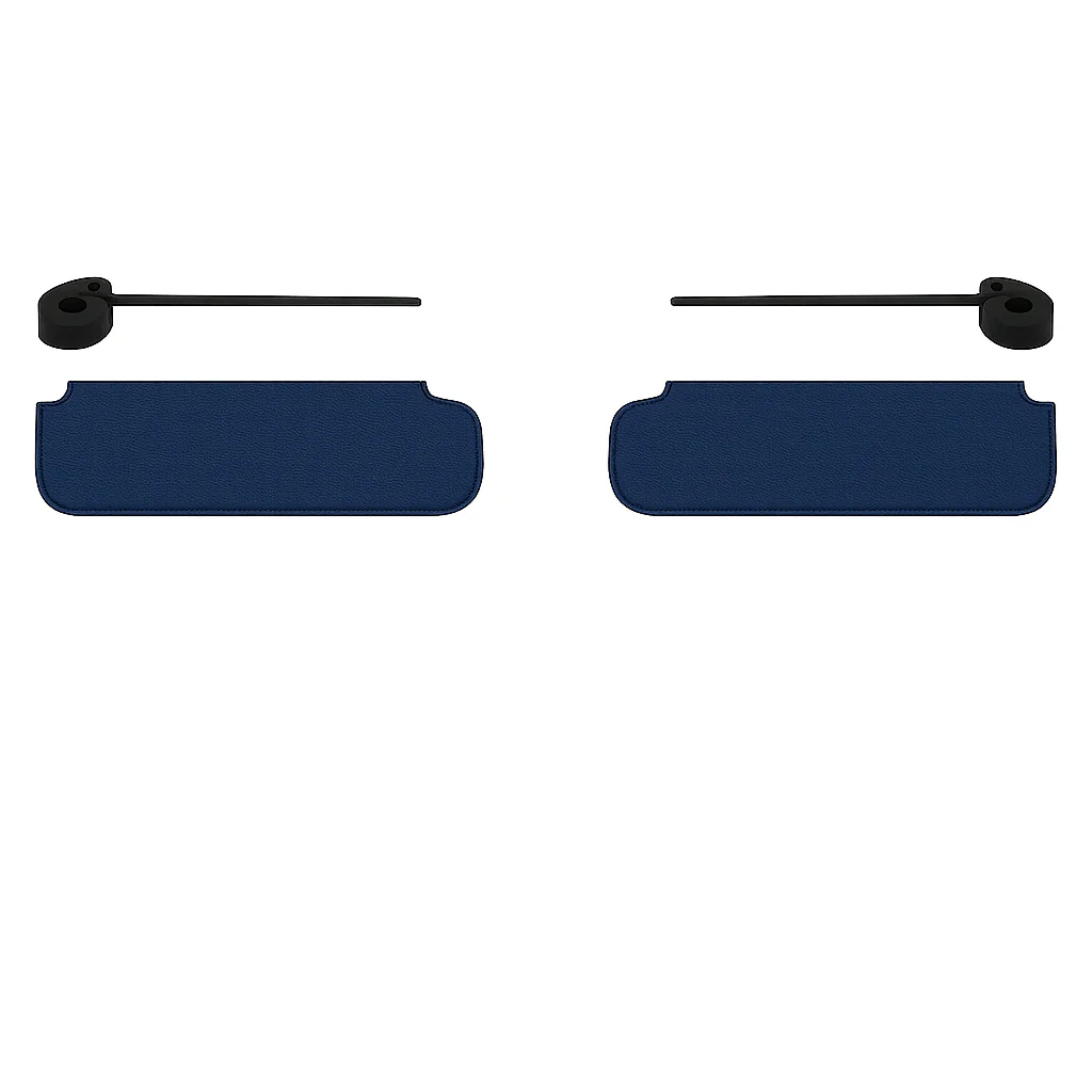 Custom Interior Visors | 1967-72 Chevy C-10 – Midnight Blue