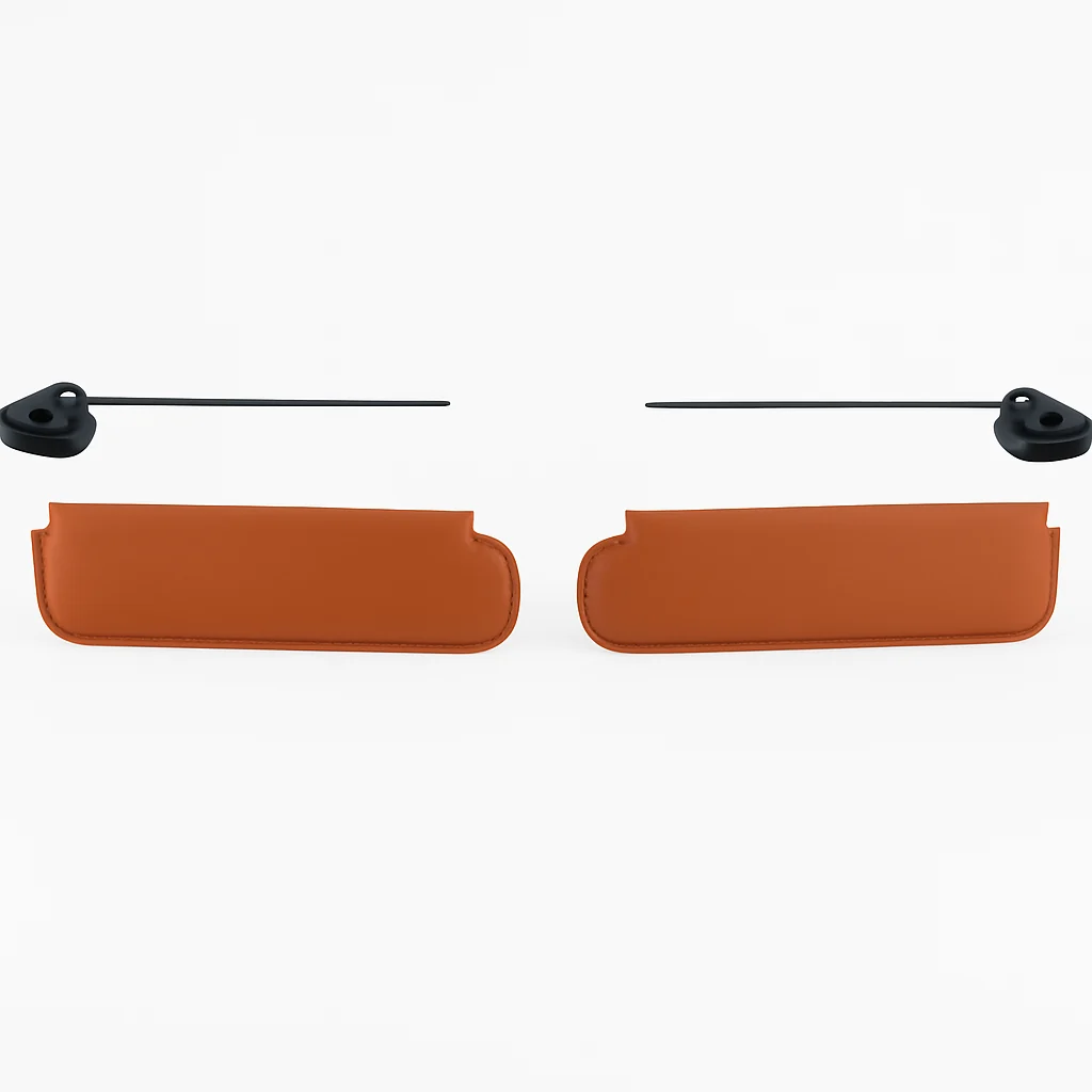 Custom Interior Visors | 1967-72 Chevy C-10 – Saddle